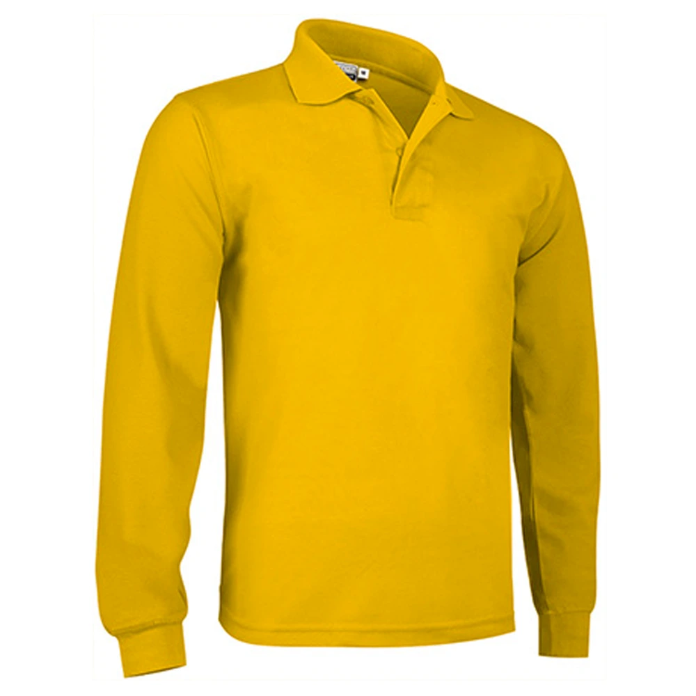 Polo Manga Larga Hombre 100 % Algodón