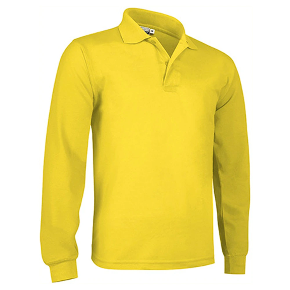 Polo Manga Larga Hombre 100 % Algodón