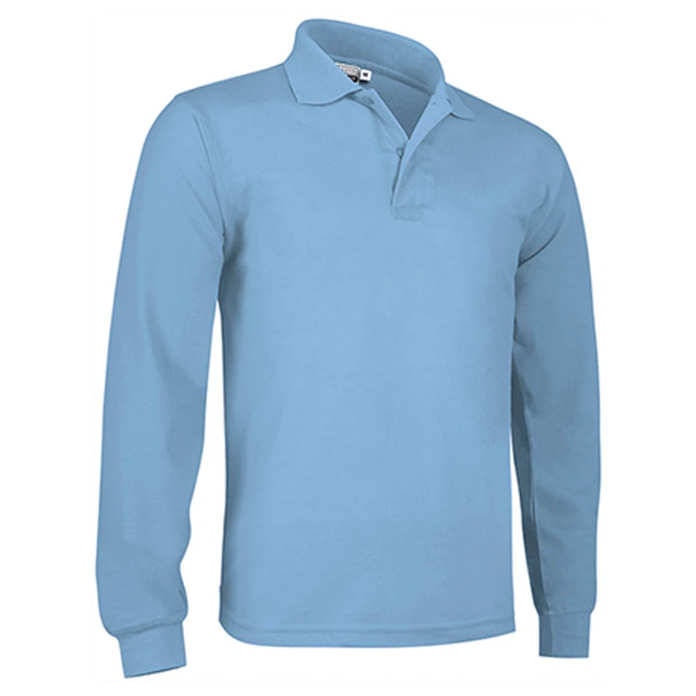 Polo Manga Larga Hombre 100 % Algodón