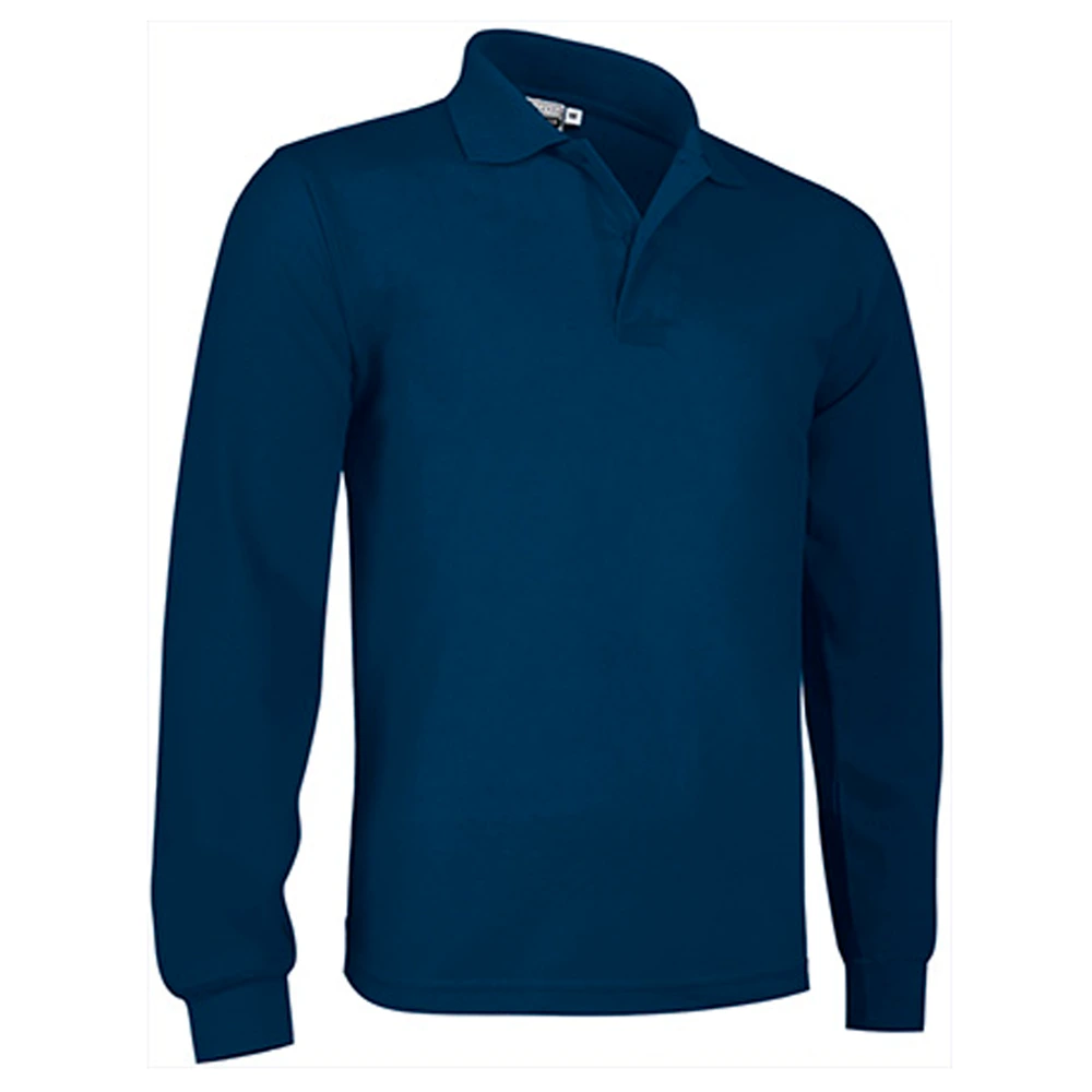 Polo Manga Larga Hombre 100 % Algodón