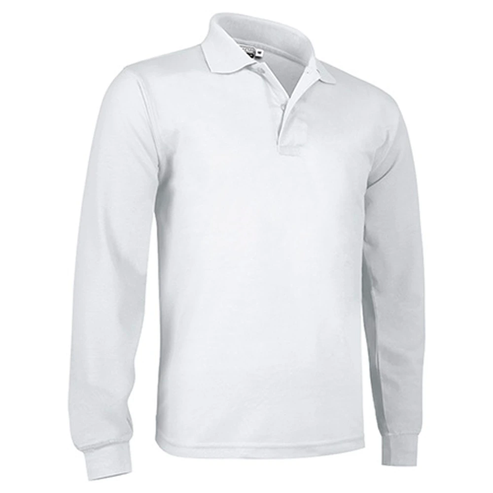 Polo Manga Larga Hombre 100 % Algodón
