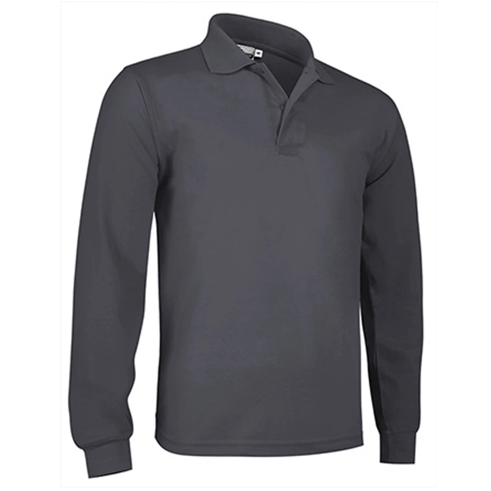 Polo Manga Larga Hombre 100 % Algodón