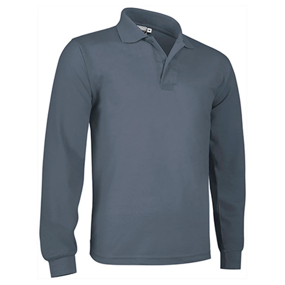 Polo Manga Larga Hombre 100 % Algodón