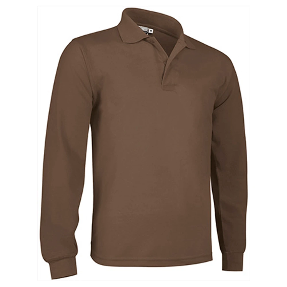 Polo Manga Larga Hombre 100 % Algodón