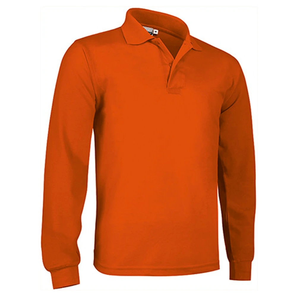 Polo Manga Larga Hombre 100 % Algodón
