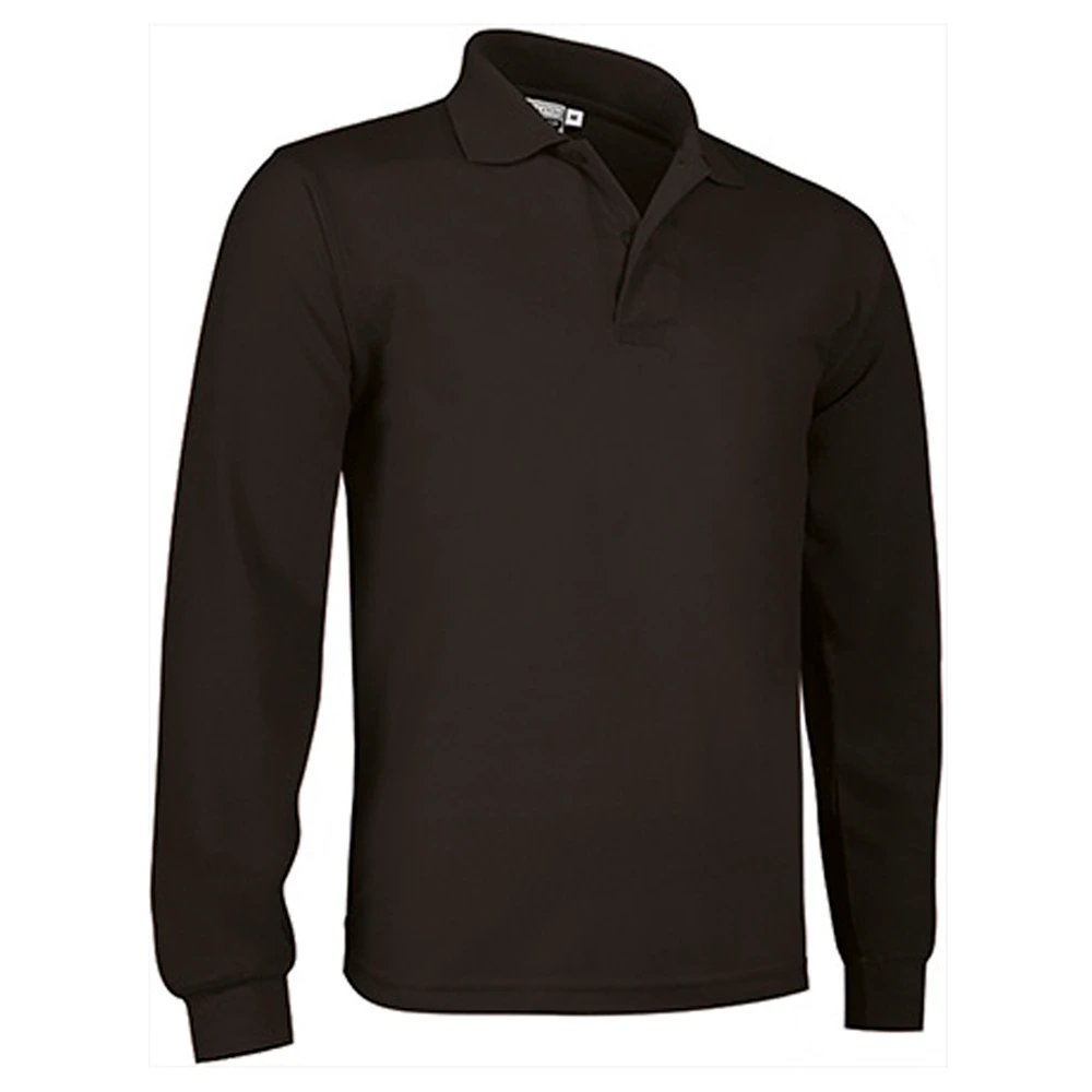 Polo Manga Larga Hombre 100 % Algodón