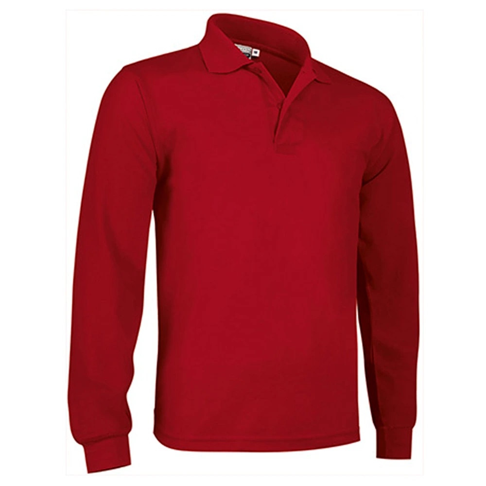 Polo Manga Larga Hombre 100 % Algodón