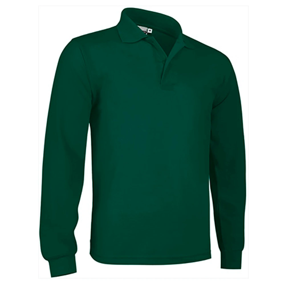 Polo Manga Larga Hombre 100 % Algodón
