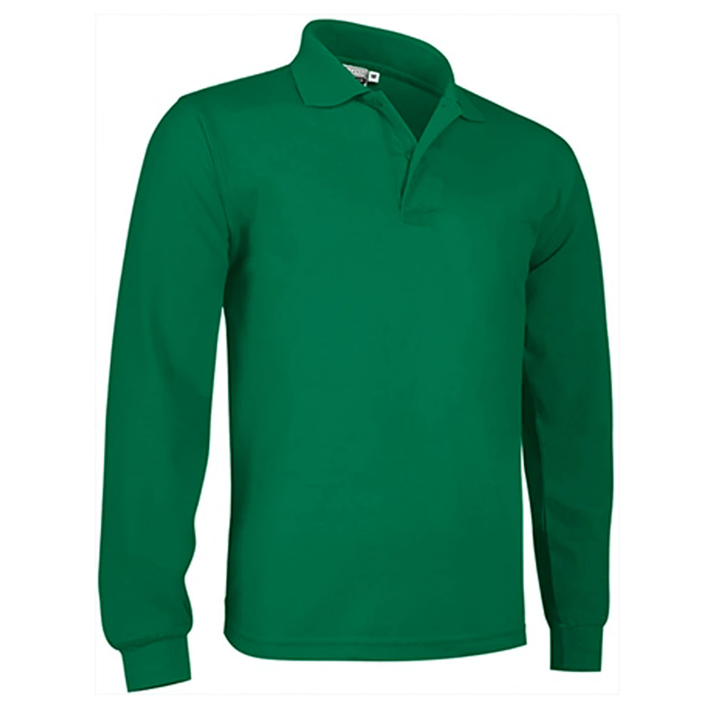 Polo Manga Larga Hombre 100 % Algodón