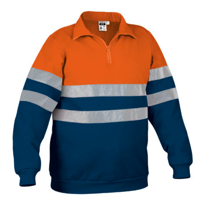 Foto Producto Sudadera Half Zip Alta Visibilidad