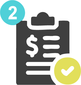 Icono 2: Portapapeles con presupuesto y prototipo visual